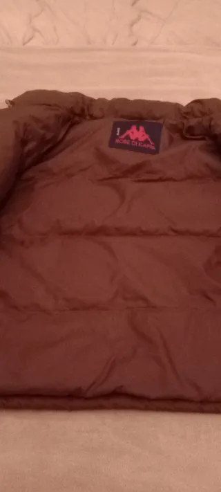 Bomber in piuma d'oca Kappa marrone