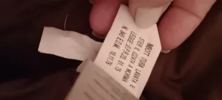 Bomber in piuma d'oca Kappa marrone