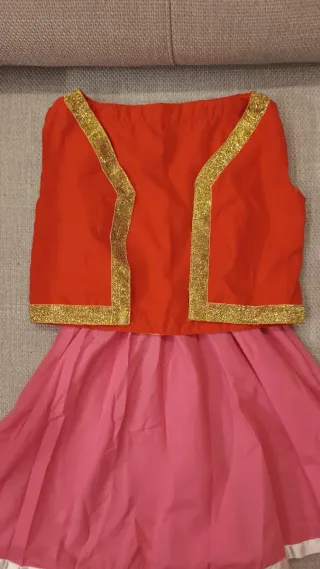 Disfraz Toadette princesa rosa Super Mario Bros