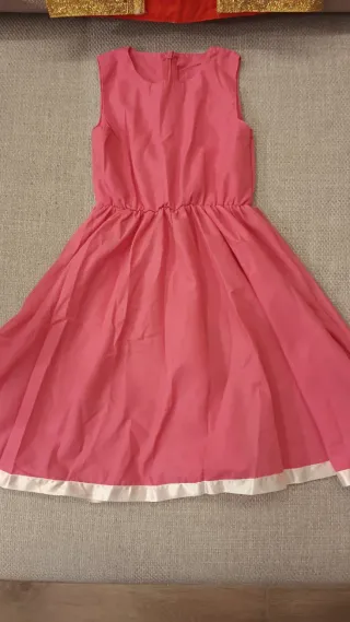 Disfraz Toadette princesa rosa Super Mario Bros