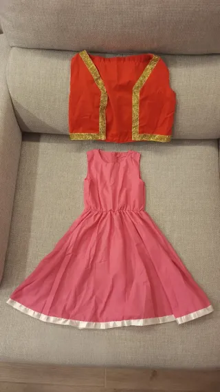 Disfraz Toadette princesa rosa Super Mario Bros