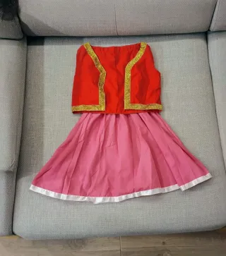 Disfraz Toadette princesa rosa Super Mario Bros