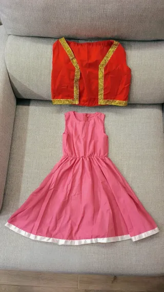 Disfraz Toadette princesa rosa Super Mario Bros