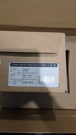 Zapatillas New Balance 991v2 x Stone Island.