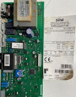 REPUESTOS DE CALDERA FERROLI DOMICOMPACT F 24