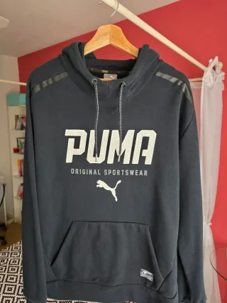 Sudadera Puma Negra Talla M