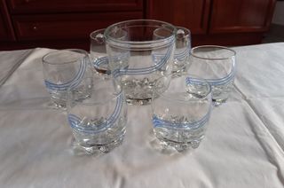 Juego Vasos Whisky con Cubitera