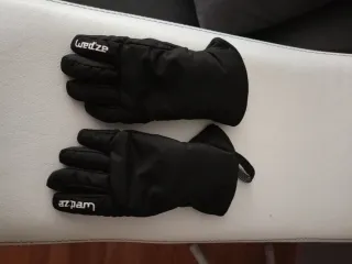 Guantes de esquí Wed'ze negros. Talla 4 años.