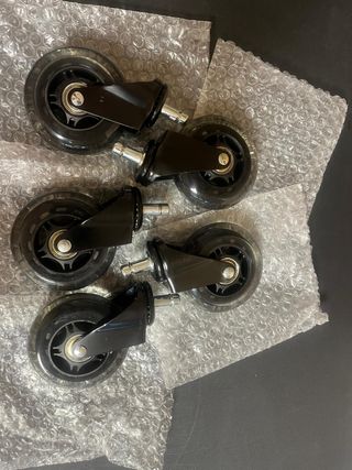 Ruedas Silla Oficina Ø75mm - Vástago 11mm