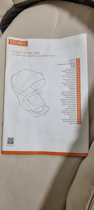 Carrito Stokke Crusi + Capazo + Accesorios