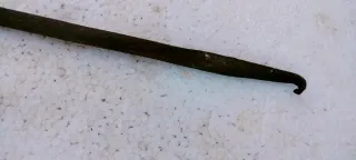 Gancio antico in ferro battuto