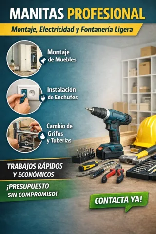 Montaje muebles - Electricidad - Fontaneria