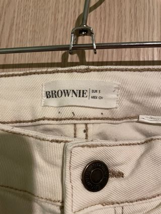 Pantalón vaquero recto Brownie Talla 36