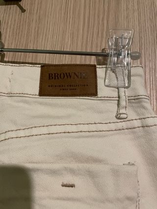 Pantalón vaquero recto Brownie Talla 36