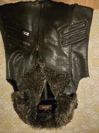 Chaleco Bershka Piel Sintética con Pelo