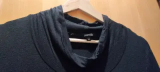 Vestido negro con estampado