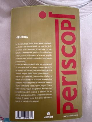 PREMI EDEBÉ 2015: Mentida