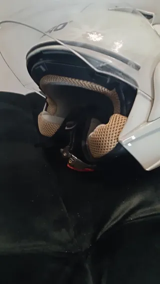 Casco SHIRO blanco con visor