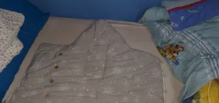 Saco Jane Bebé Estrellas Gris