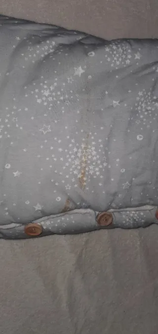 Saco Jane Bebé Estrellas Gris