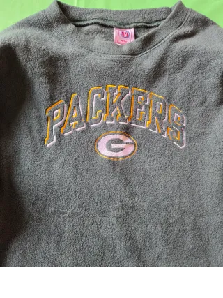 Felpa pile Packers verde