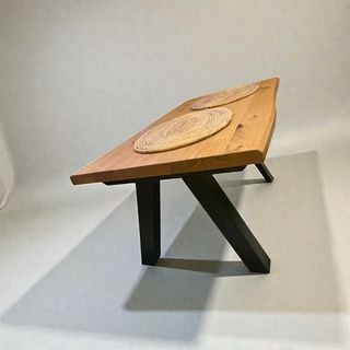 Mesa centro roble natural 60x110