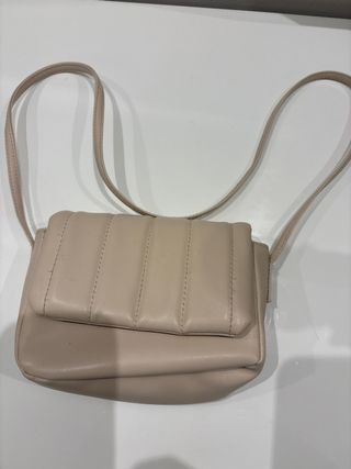 Bolso niña beige