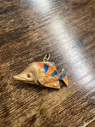 Colgante Oro 18K Pez