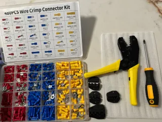 Kit Crimpadora Conectores Eléctricos 480 Piezas