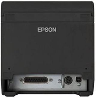 Impresora Tickets Epson Negra y caja registradora