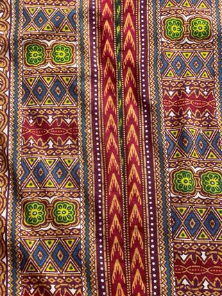 Vestido étnico estampado mujer talla única