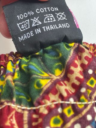 Vestido étnico estampado mujer talla única