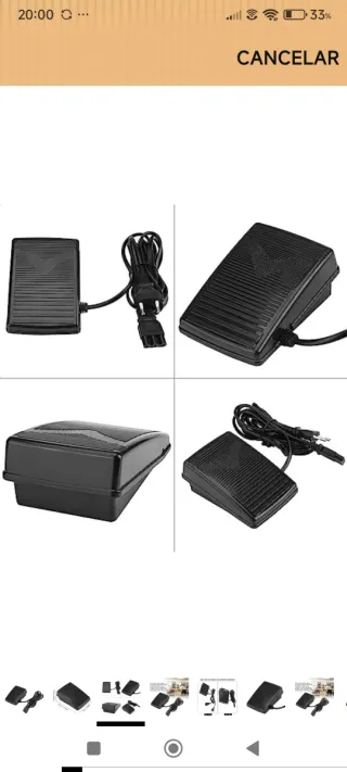 Pedal per macchina da cucire Singer