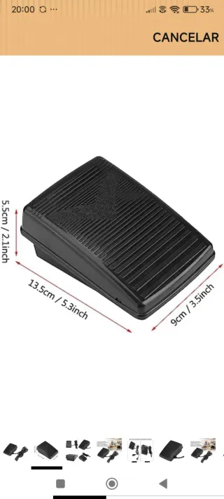 Pedal per macchina da cucire Singer