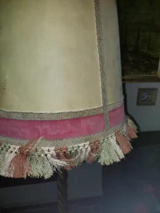 Pie de lámpara vintage