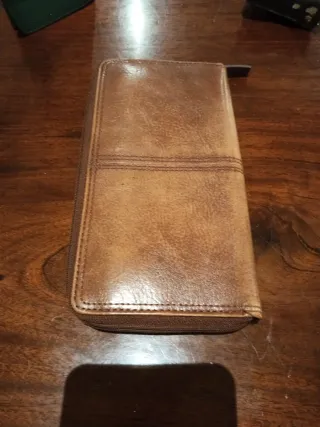 Cartera Coach de cuero verde