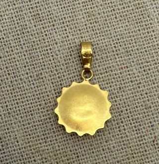 Colgante Oro 18k Sol