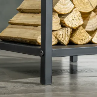 Leñero Metálico Exterior