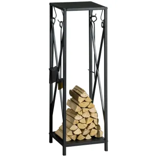 Leñero Metálico Exterior