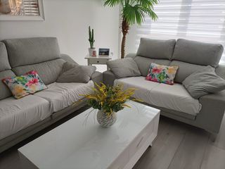 Sofá 3 plazas + Sofá 2 plazas gris