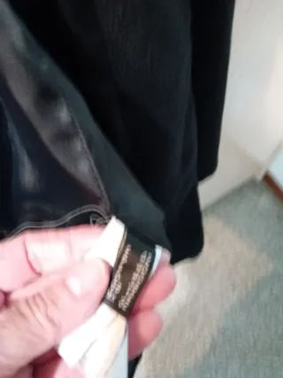 Chaquetón mujer negro