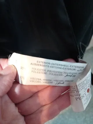 Chaquetón mujer negro