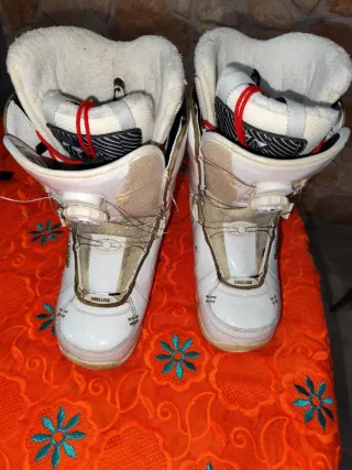Botas Snowboard Blancas Talla 38