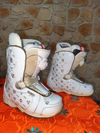 Botas Snowboard Blancas Talla 38