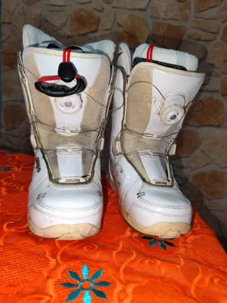 Botas Snowboard Blancas Talla 38