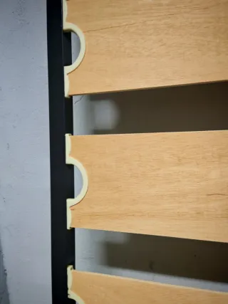 Somier 105x180cm Láminas Anchas, con patas