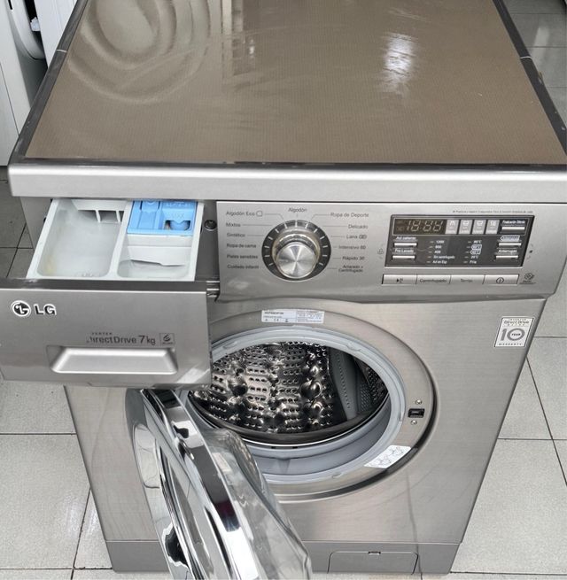 LAVADORA LG DE 7 KILOS EN INOX