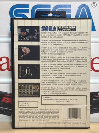 Xenon 2 Completo - SEGA Master System - TOP
