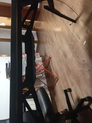 Mesa Gamer Negra con Silla y con luces led