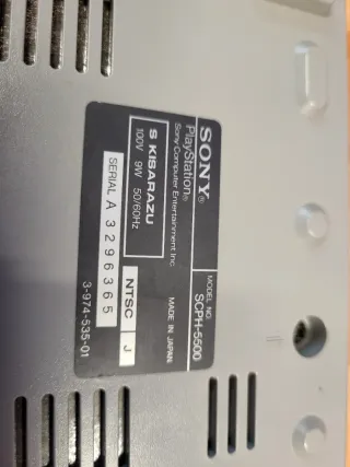 Ps1 5500 Japonesa Sony Gris